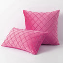 GobekUsa Embroidered Lattice Cushion Cover Pleat - 45X45CM