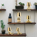 GobekUsa Little Golden Man Table Lamp - Art Decor Night Light for Living Room and Children's Room