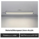GobekUsa Black Linear LED Ceiling Lamp for Living Room, Aisle, Dining Room
