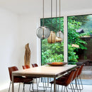GobekUsa Glass LED Chandeliers for Living Room Bedroom Kitchen Pendant Lamp