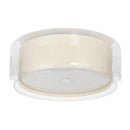 GobekUsa Glass Shade Ceiling Lamp: Round Flush Mount Light for Hallway, Bedroom, Kitchen.