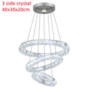 GobekUsa Crystal Chandelier Pendant Lamp for Dining Room and Bedroom