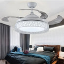 GobekUsa Gold Ceiling Fan Lights Remote Control 36/42inch Dining Bedroom Living Luminaria