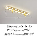 GobekUsa LED Modern Chandelier for Living Room Bedroom Indoor Lighting