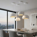 Wabi Sabi White Or Gray Sculpted Pendant Light