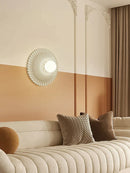 GobekUsa French Cream Wind Wall Lamp, Carved Designer Pastoral Style Sconce for Bedroom and Living Room