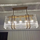 GobekUsa Gold Lustre Steel Pendant Lights - Luxury Dining Room LED Hanging Lamp