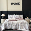 GobekUsa Cool Silk Summer Quilt Set with Sheets & Pillowcases