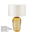GobekUsa Glaze Table Lamp - Nordic Modern Design for Living Room, Bedroom, Hotel