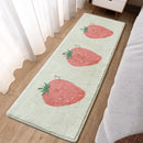 GobekUsa Lovely Rabbit Pink Bedside Rug for Girls Children Bed Room
