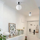 GobekUsa Glass Iron LED Ceiling Light - Modern Nordic Style Lighting Fixtures