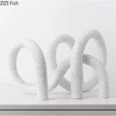 GobekUsa Abstract Twisted Knot Sculpture for Room Aesthetics Decor