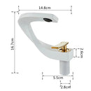 GobekUsa Basin Faucet Brushed Gold Mixer Tap Hot Cold Sink Faucet Chrome Black New