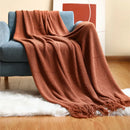 GobekUsa Knitted Pineapple Grid Throw Blanket - Nordic Sofa Blanket for Home Decor