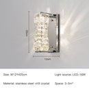 GobekUsa Crystal Wall Lamp: Nordic LED Luxury Design, Art Gold/Chrome for Living Room, Bedroom