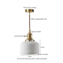 GobekUsa Beige Ceramic LED Pendant Lamp for Home and Commercial Spaces