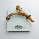 GobekUsa Brushed Bronze Basin Faucet Single Lever Cold Water Mixer Tap