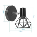 GobekUsa LED Iron Cage Wall Light for Home Bedroom Kitchen Decor