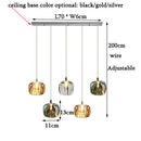 GobekUsa LED Stair Chandelier: Luxury Amber/Crystal Indoor Lighting Fixture