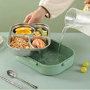 GobekUsa Insulated Bento Lunch Box Set with Cutlery, Portable Food Storage