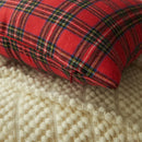 GobekUsa Christmas Plaid Print Pillow Case Set - Festive Holiday Home Decor