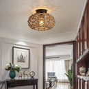 GobekUsa Hemp Rope Ceiling Chandelier for Bedroom Living Room Kitchen LED