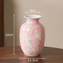 GobekUsa Blue & White Porcelain Vase Pot for Stylish Room Aesthetic Decor & Flowers