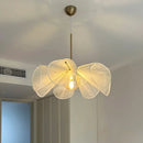 Wabi-Sabi Fabric Flower Pendant Light