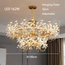 GobekUsa Butterfly Chandelier: Modern LED Dimmable Pendant Lamp Luxe Crystal Decor-Light 2024