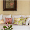 GobekUsa Contessa Camellia Throw Pillow Cover: French Retro 3D Floral Jacquard Cushion Case