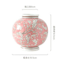 GobekUsa Blue White Porcelain Vase Chinese Retro Home Decor Flower Vase