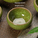 GobekUsa Ice Cracking Ceramic Tea Cup Espresso Coffee Kung Fu Teacup Cute Cup