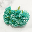 GobekUsa Blue Flower Cherry Stamen Berries Bundle for DIY Christmas Wedding Decor