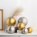 GobekUsa Geometric Gold & Silver Vase for Chic Flower Arrangements & Home Decor