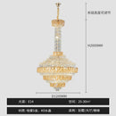 GobekUsa Crystal Chandelier for High-End Designer Duplex Living Room