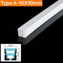 GobekUsa Black Silicone Tube LED Neon Light for Outdoor Flexible Strip Lights