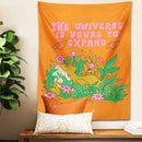 GobekUsa Abstract Landscape Flower Tapestry Wall Hanging for Home and Dorm Room Decor