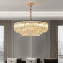 GobekUsa Crystal Chandelier: Luxury Modern Room Lighting for Living Room, Dining Room, Bedroom
