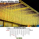 GobekUsa Icicle LED String Lights: Festive Outdoor Christmas Decoration for Party, Patio, Garden