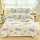 GobekUsa Aloe Cotton Printed Bed Sets 4Pcs Soft Cozy Bedding Set for Adults