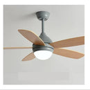 GobekUsa Kids Ceiling Fan with Light and Remote Control, 3-Speed, 5-Blade Helicopter Design