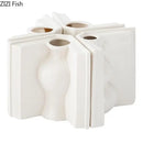 GobekUsa Creative Flowers Desk Decoration Vase | Artificial Floral Decor for Aesthetic Rooms
