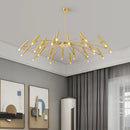 GobekUsa LED Ceiling Chandelier: Minimalist Nordic Home Lighting for Living Room, Bedroom, Dining Area