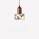 Modern Round Marble Stone Pendant Light