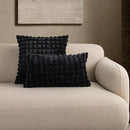 GobekUsa Fluffy Faux Fur Cushion Cover 45x45cm Cream Coffee Brown Home Decor Sofa