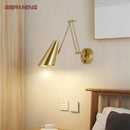 GobekUsa Adjustable E27 LED Wall Lamp Sconces Indoor Lighting Home Decor Bedroom Fixture