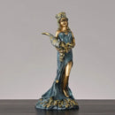 GobekUsa Greek Wealth Goddess Fortuna Figurine Plouto Fortune Sculpture Decor Gift
