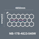 GobekUsa Hexagon Ceiling Light 6500K for Car Wash Beauty Garage Wall with Honeycomb Design