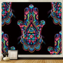 GobekUsa Lucky Hand Mandala Tapestry Wall Hanging Boho Decor
