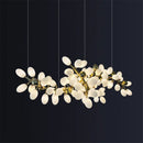 GobekUsa Gold Grape Luxury Glass Pendant Chandeliers for Living Room and Kitchen